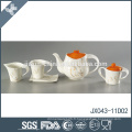 15pcs nouvelle conception de décalque de fleur de porcelaine personnalisée des ensembles de tasses à thé colorées